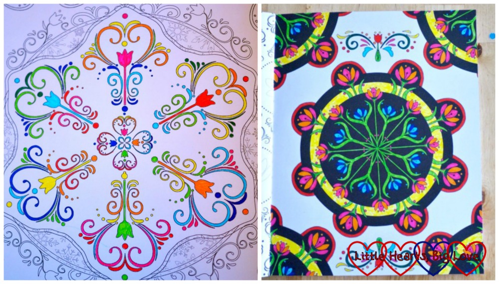 Review - Disney Princess and Frozen Art Therapy colouring books