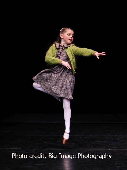 Sophie dancing her character solo