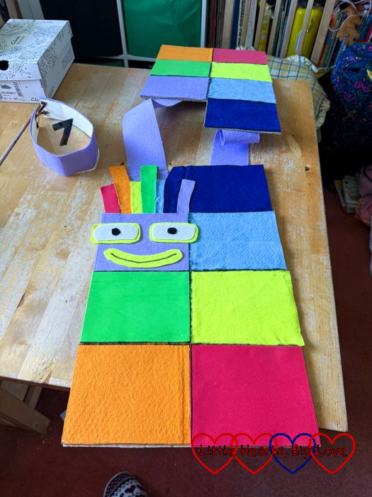 A Numberblock Seven costume