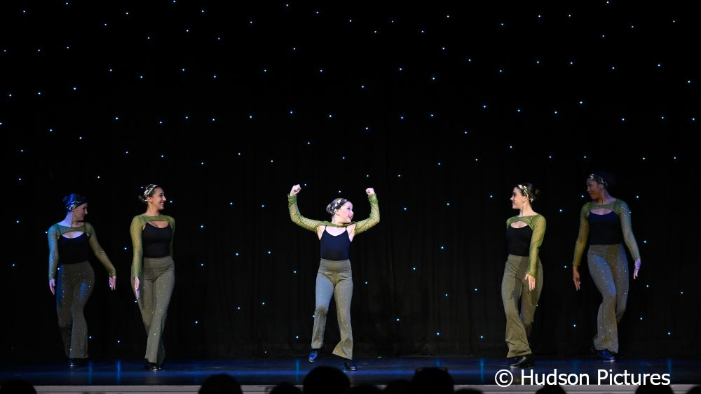 Sophie and her tap group performing at the AED national finals