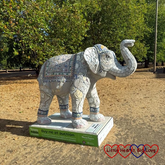 An elephant on the 'Trunks Along The Thames' trail