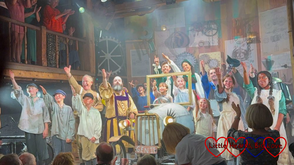Sophie taking her final bows for Chitty