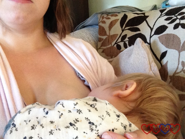 Sophie breastfeeding