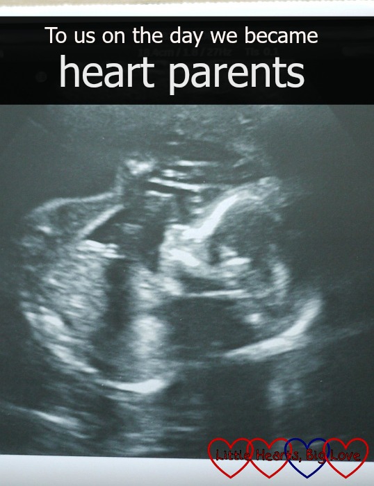 To us on the day we became heart parents - Little Hearts, Big Love