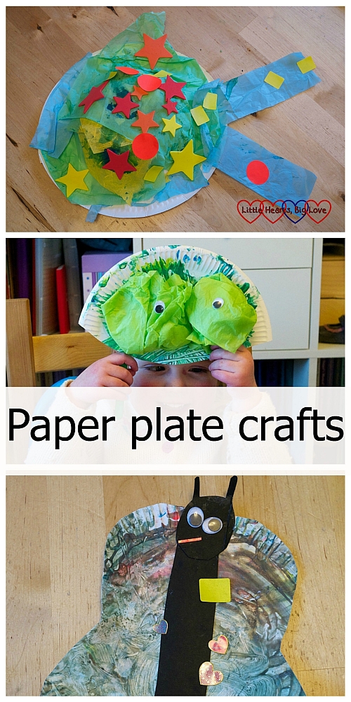 Paper plate crafts - Little Hearts, Big Love