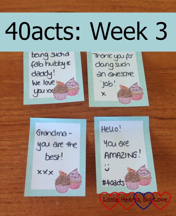 40acts: Week 3 - Little Hearts, Big Love