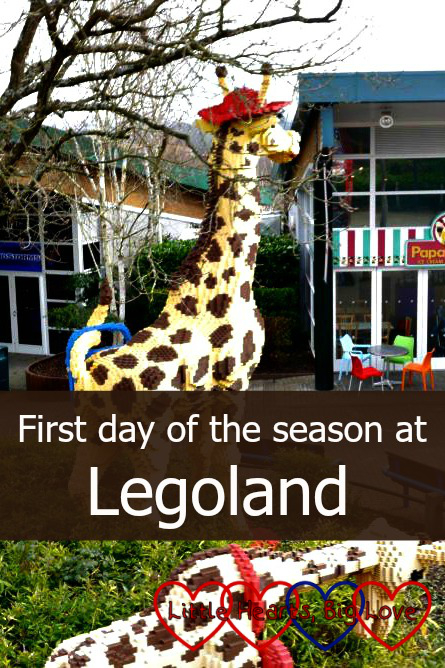 First day of the season at Legoland - Little Hearts, Big Love