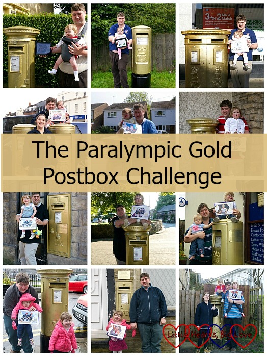 The Paralympic Gold Postbox Challenge - Little Hearts, Big Love