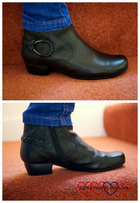 Review: Charles Clinkard Gabor Grove women's ankle boots - Little Hearts, Big Love
