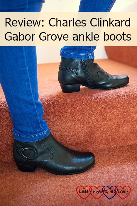 Review: Charles Clinkard Gabor Grove women's ankle boots - Little Hearts, Big Love