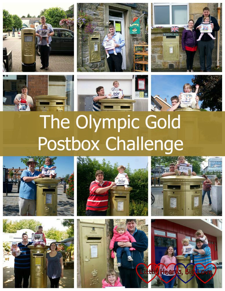 The Olympic Gold Postbox Challenge - Little Hearts, Big Love