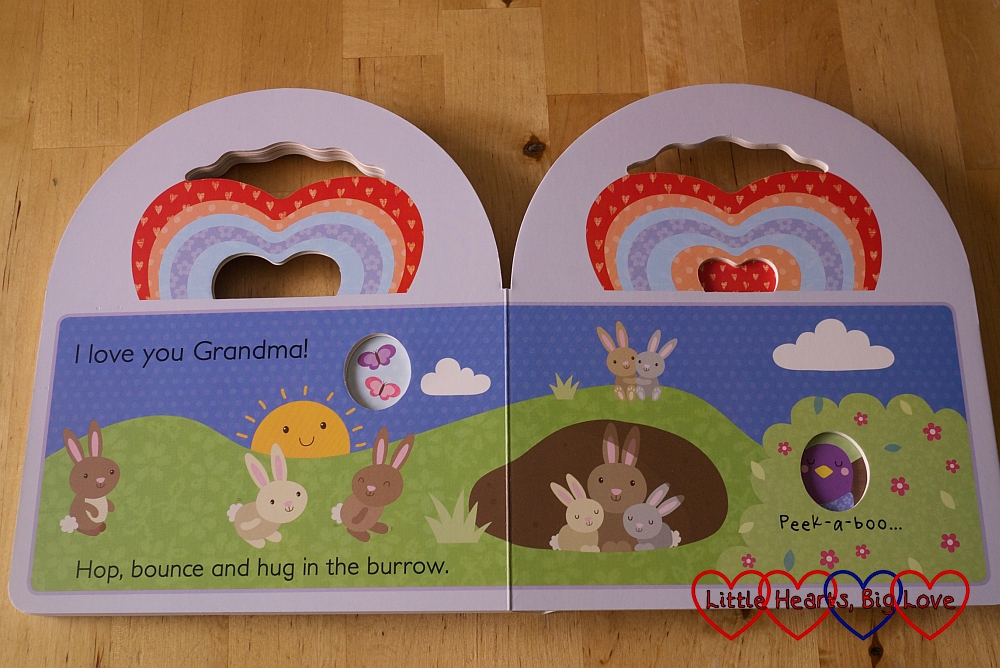 Review: Peek-A-Boo I Love You - a board book from Parragon Books - Little Hearts, Big Love