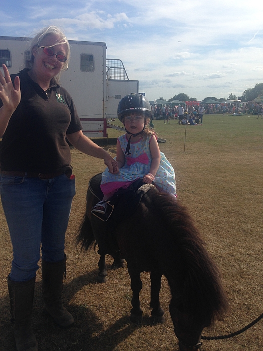 Pony ride at Party in the Park - The Friday Focus 10/07/15 - Little Hearts, Big Love