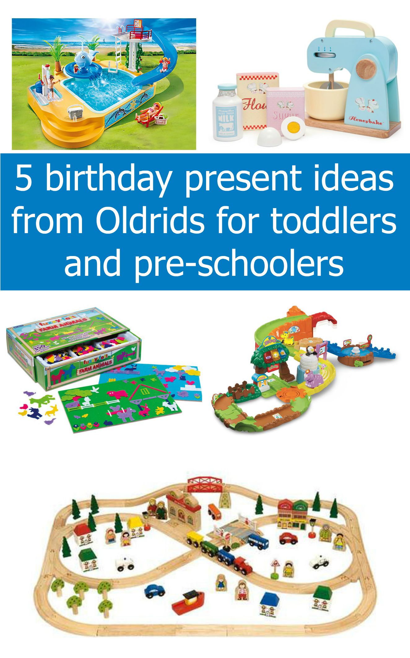 5 birthday present ideas from Oldrids for toddlers and pre-schoolers - Little Hearts, Big Love