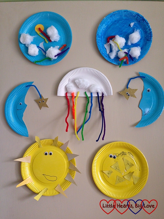 Up in the sky: themed crafts for toddlers and preschoolers - Little Hearts, Big Love