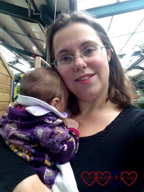 Snuggles with my friend's new baby - The Friday Focus 25/09/15 - Little Hearts, Big Love