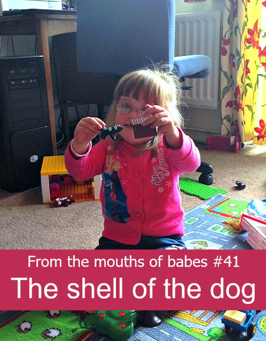From the mouths of babes #41: The shell of the dog - A linky for sharing the things that children say - Little Hearts, Big Love