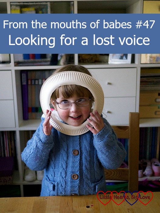 Looking for a lost voice - From the mouths of babes #47 - Little Hearts, Big Love