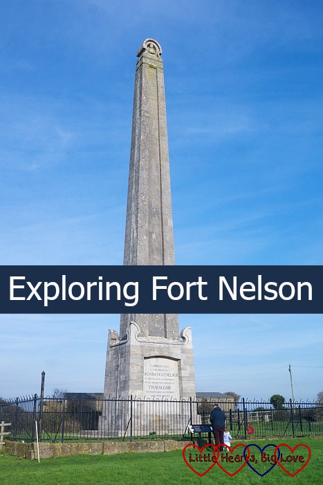 The original Nelson's column at Fort Nelson - "Exploring Fort Nelson"