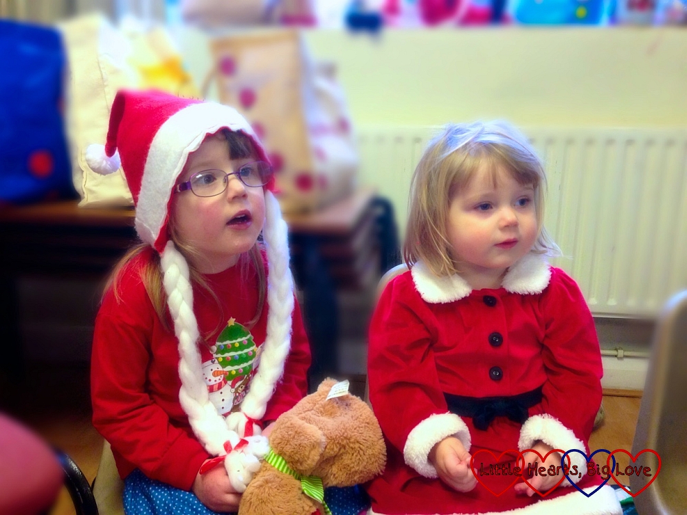 Having fun at the Tiny Talk Christmas party - The Friday Focus 18/12/15 - Little Hearts, Big Love