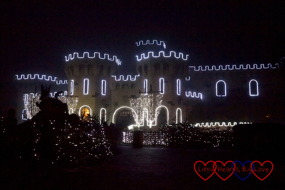 The castle in the Christmas Kingdom at Legoland Windsor - ilent Sunday 20/12/15 - Little Hearts, Big Love