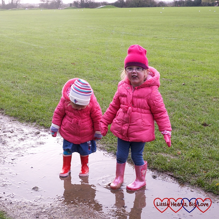 The joys of jumping in muddy puddles - Little Hearts, Big Love
