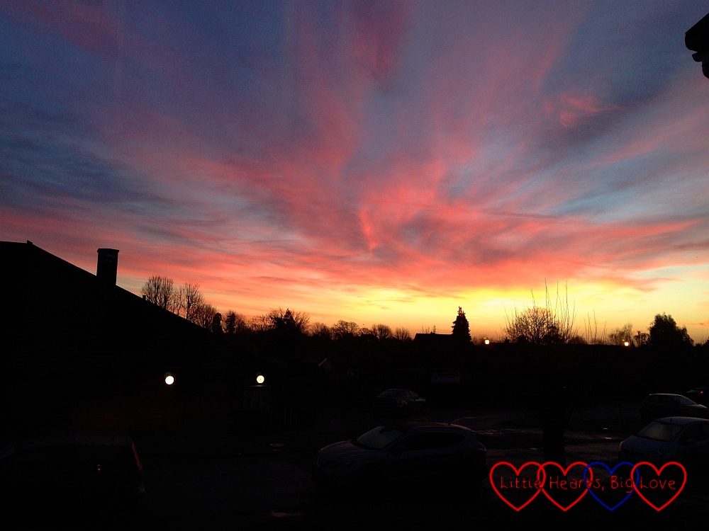A beautiful sunrise - The Friday Focus 15/01/16 - Little Hearts, Big Love