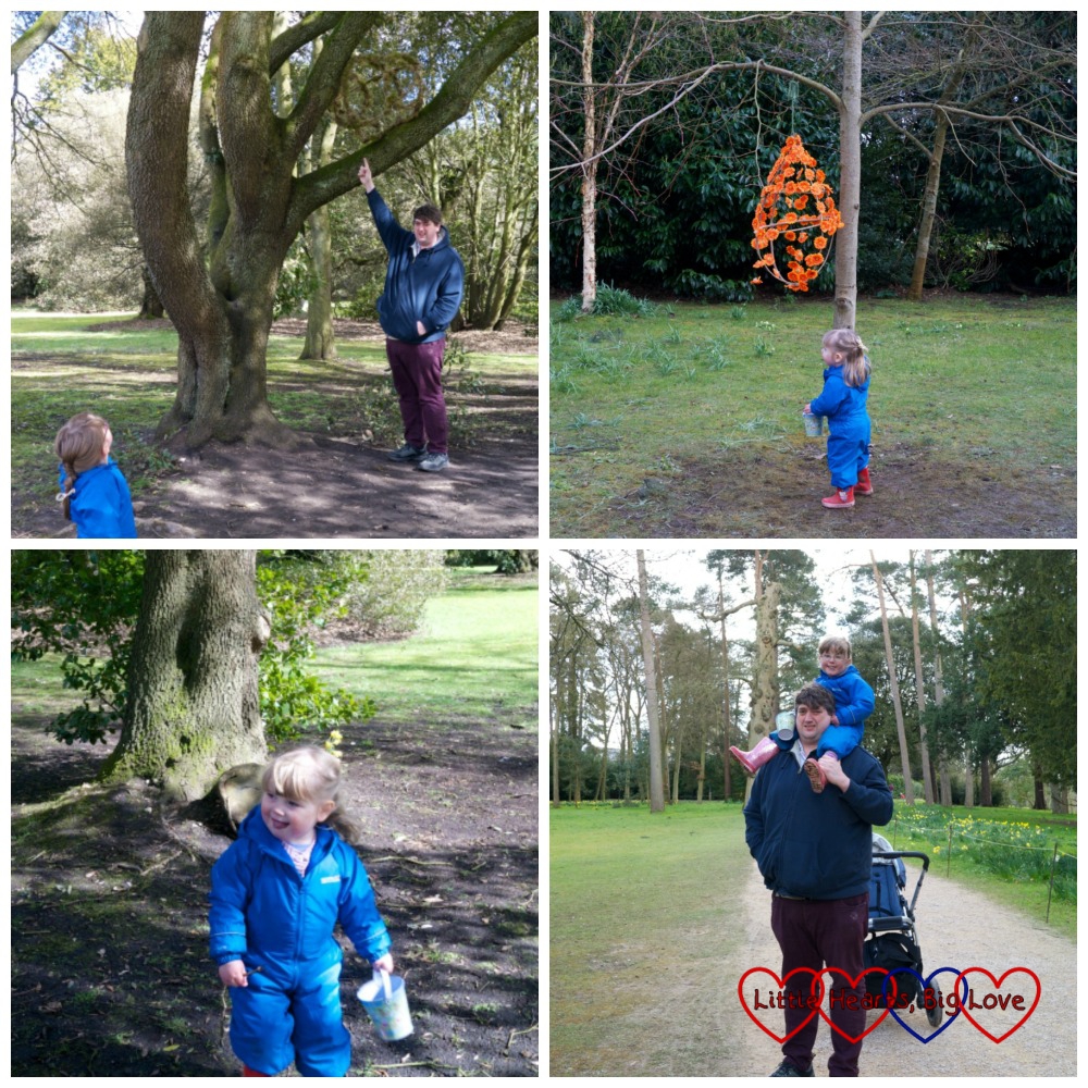 Walking through the woods - Hunting for Easter eggs at Cliveden - Little Hearts, Big Love