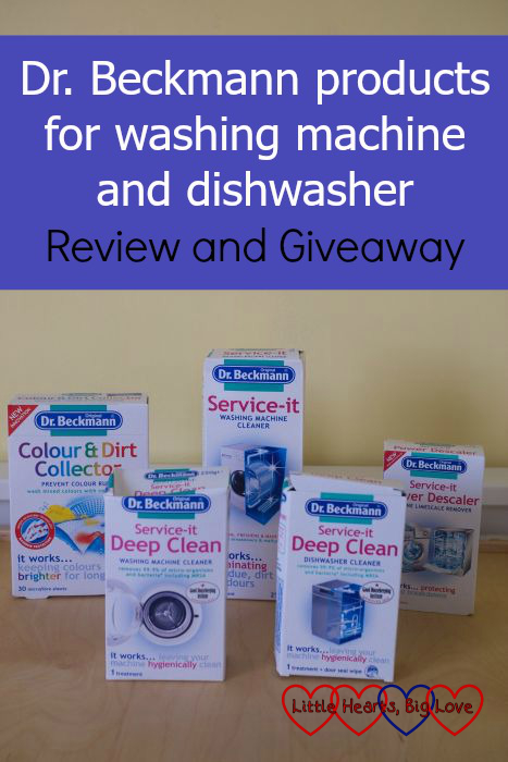 A review and giveaway of a selection of. Beckmann Service-It products for washing machine and dishwasher and Colour & Dirt Collector sheets 