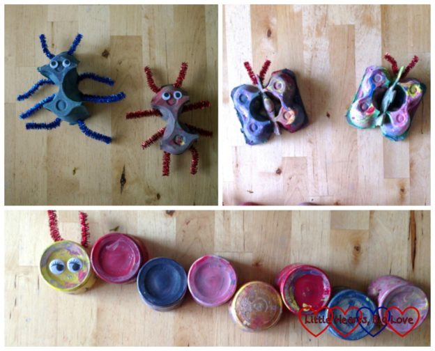 Insect-themed crafts for toddlers and preschoolers - Little Hearts, Big