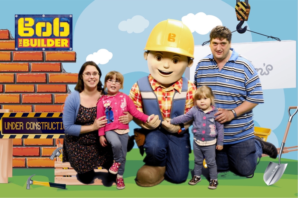 Meeting Bob the Builder at Butlins