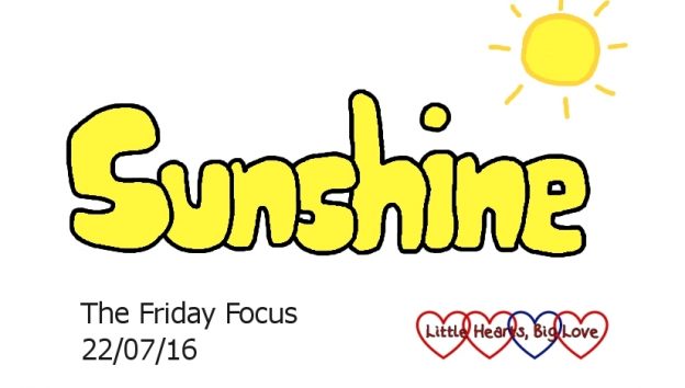 Sunshine - this week's word of the week