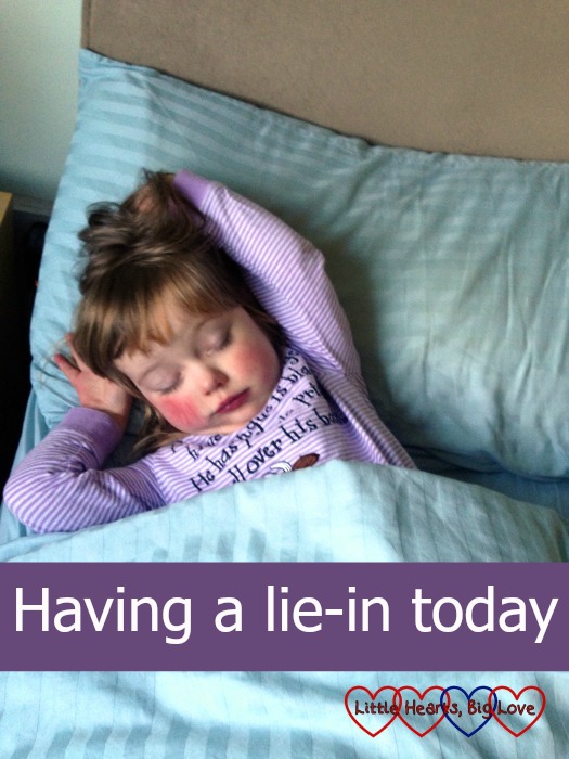 I'm having a lie-in today - an ode to the joys of sleeping in