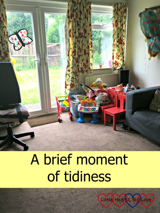 The house looking tidy for a split second - sharing an ode on the joys of a brief moment of tidiness