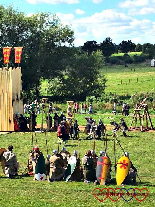 A re-enactment of the Siege of Kenilworth