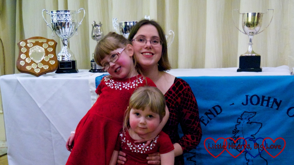 Me with Jessica and Sophie at the LEJOG Association awards