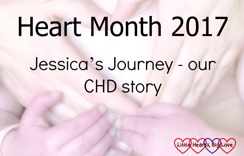 Hands making a heart shape - Heart Month 2017: Jessica's Journey - our CHD story