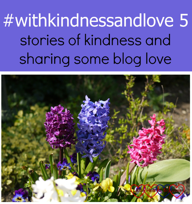 Hyacinths in the garden - #withkindnessandlove 5 - stories of kindness and sharing some blog love