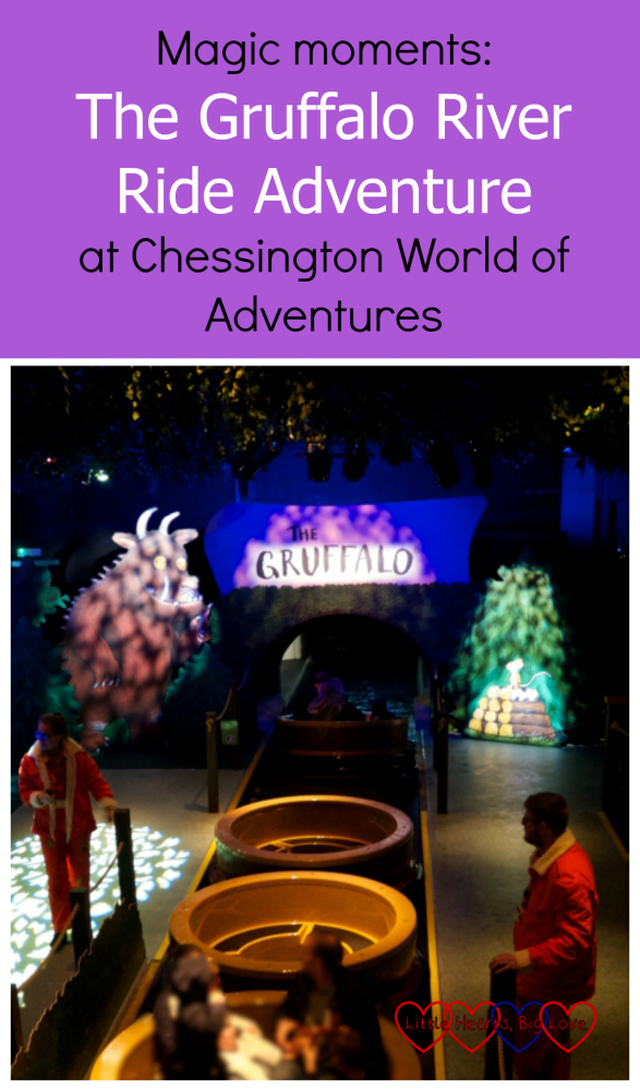 The entrance into the Gruffalo River Ride Adventure. "Magic moments: The Gruffalo River Ride Adventure at Chessington World of Adventures"