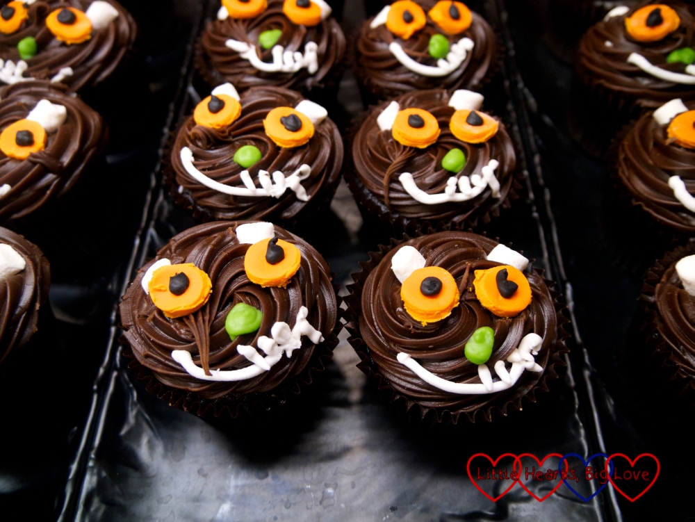 Gruffalo themed cupcakes