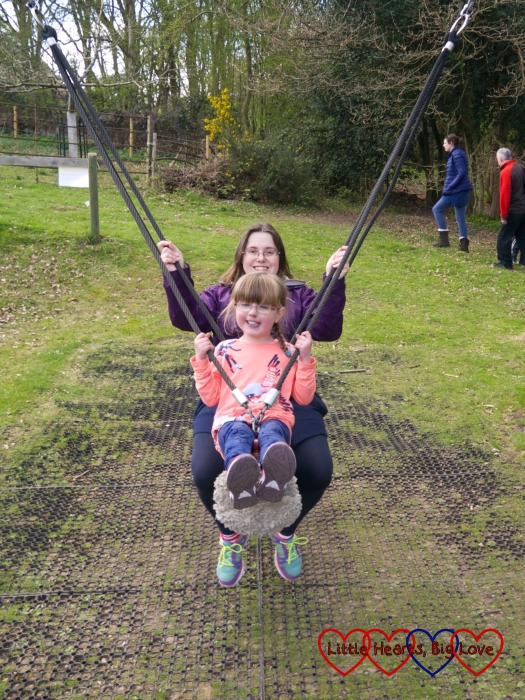 Me and Jessica on the swing