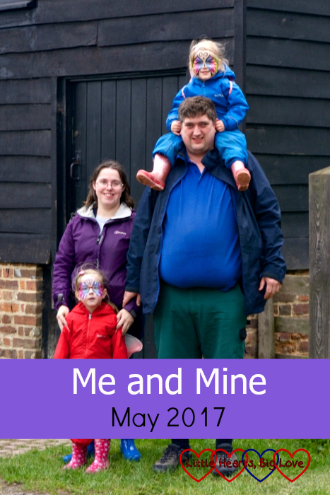 Me, hubby, Jessica and Sophie at Chiltern Open Air Museum - "Me and Mine - May 2017"