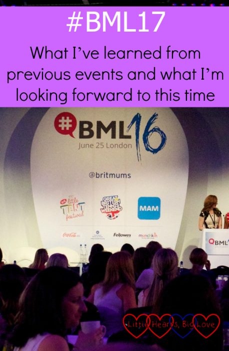 The front of the stage at #BML16 - "#BML17 – what I’ve learned from previous events and what I’m looking forward to this time"
