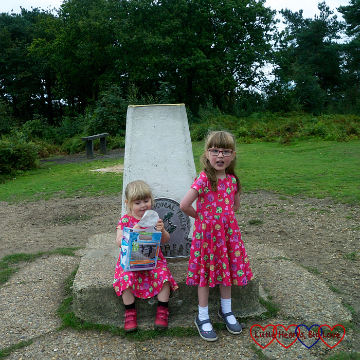 Jessica and Sophie at Gibbet Hill