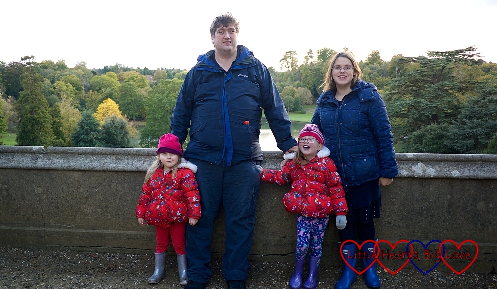 Me, hubby, Jessica and Sophie at Claremont Landscape Garden