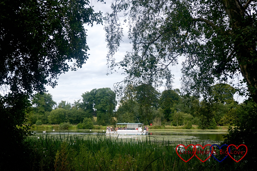 A boat on the lake at Trentham Gardens