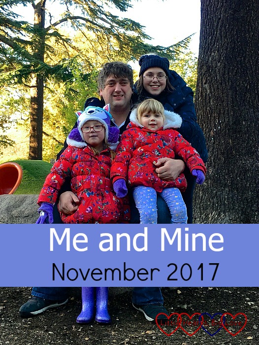 Me, hubby, Jessica and Sophie at Langley Park - "Me and Mine - November 2017"