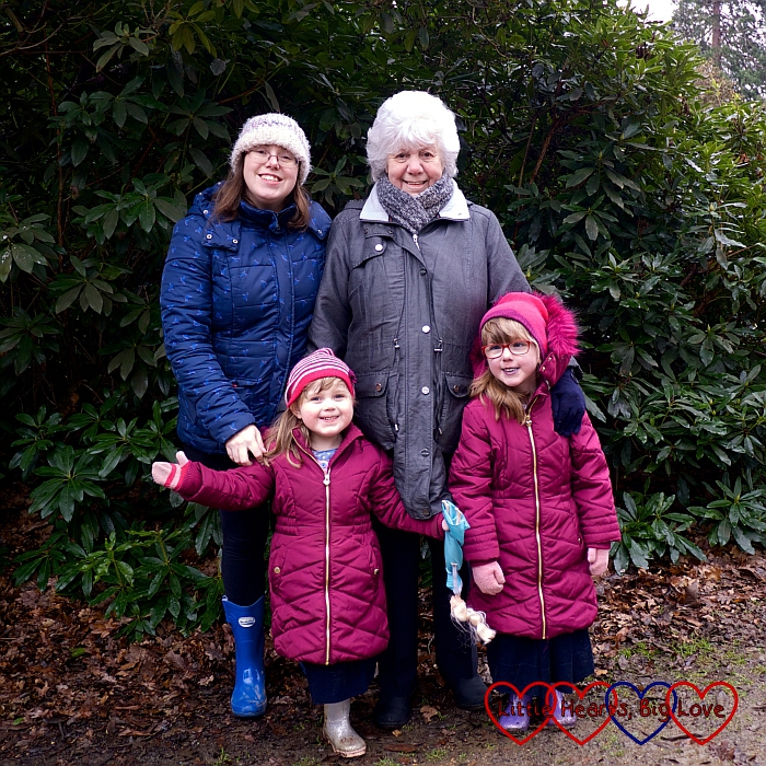 Me, my mum and my girls enjoying time at Langley Park
