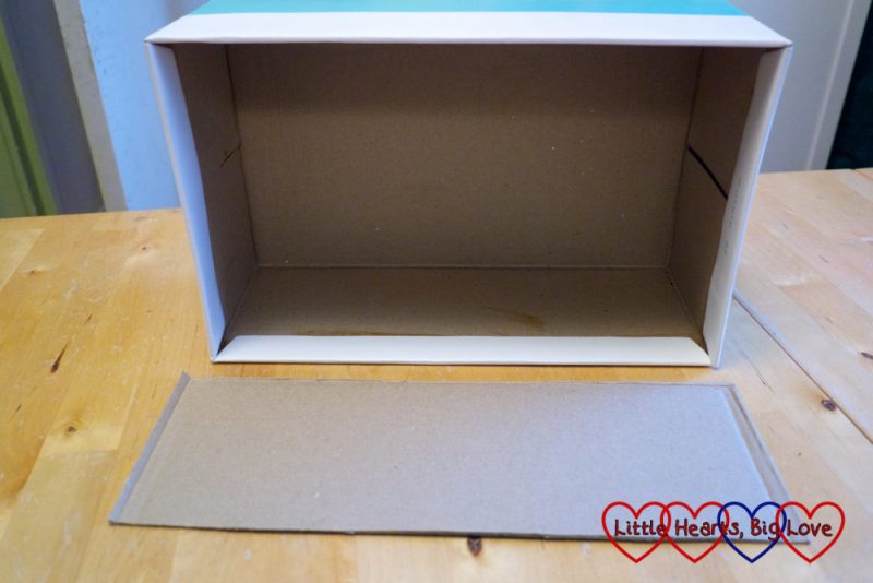 Crafting with kids creating a shoebox house Little Hearts, Big Love