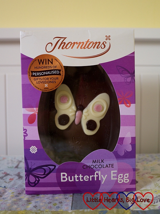 The Thorntons Milk Chocolate Butterfly Egg